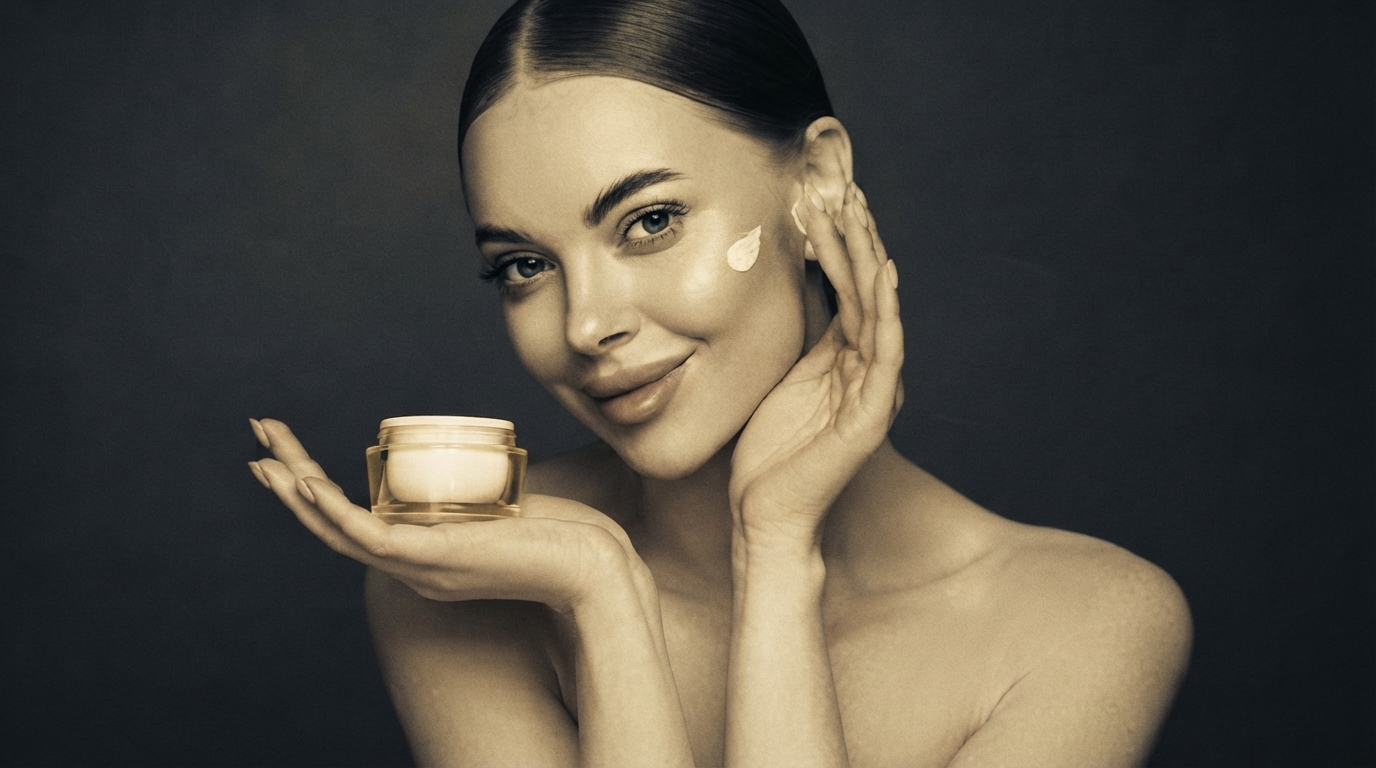 Editorial illustration for Building a Skincare Routine for GLP-1 Weight Loss: Matching Ingredients to What Your Skin Is Actually Going Through