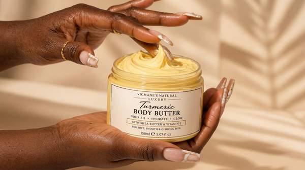 How Vicmane’s Natural Luxury Turmeric Body Butter Balances Rich Texture With a Non-Greasy Finish